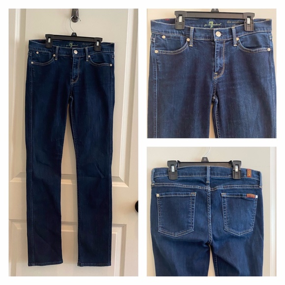 7FAM "MODERN STRAIGHT" JEANS - Picture 1 of 4